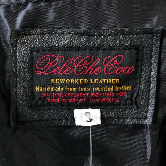 Pele Che Coco Reworked Leather Jacker - Picture 4 of 9